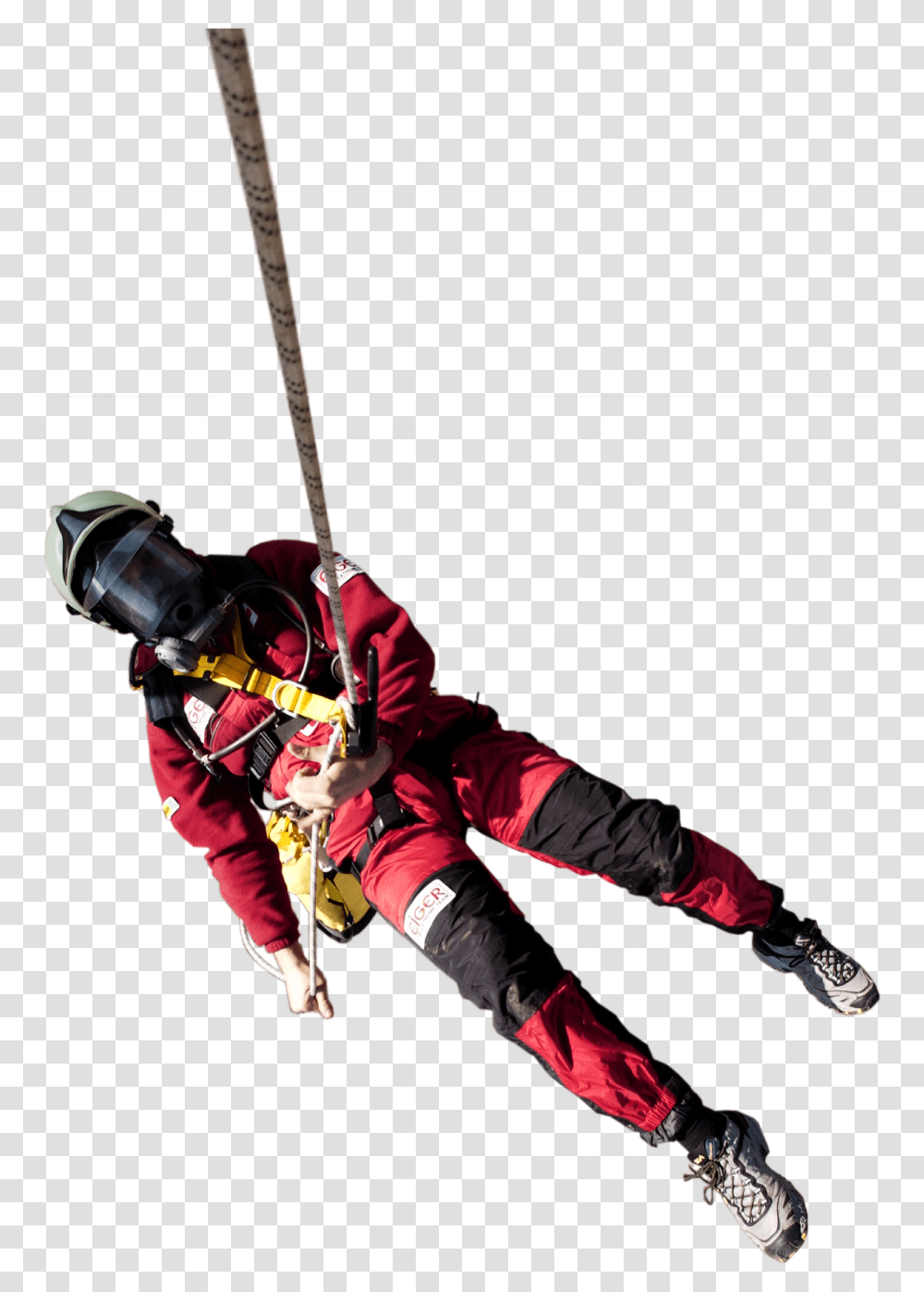Spiderman Rappelling Rope Rescue, Adventure, Leisure Activities, Person, Human Transparent Png