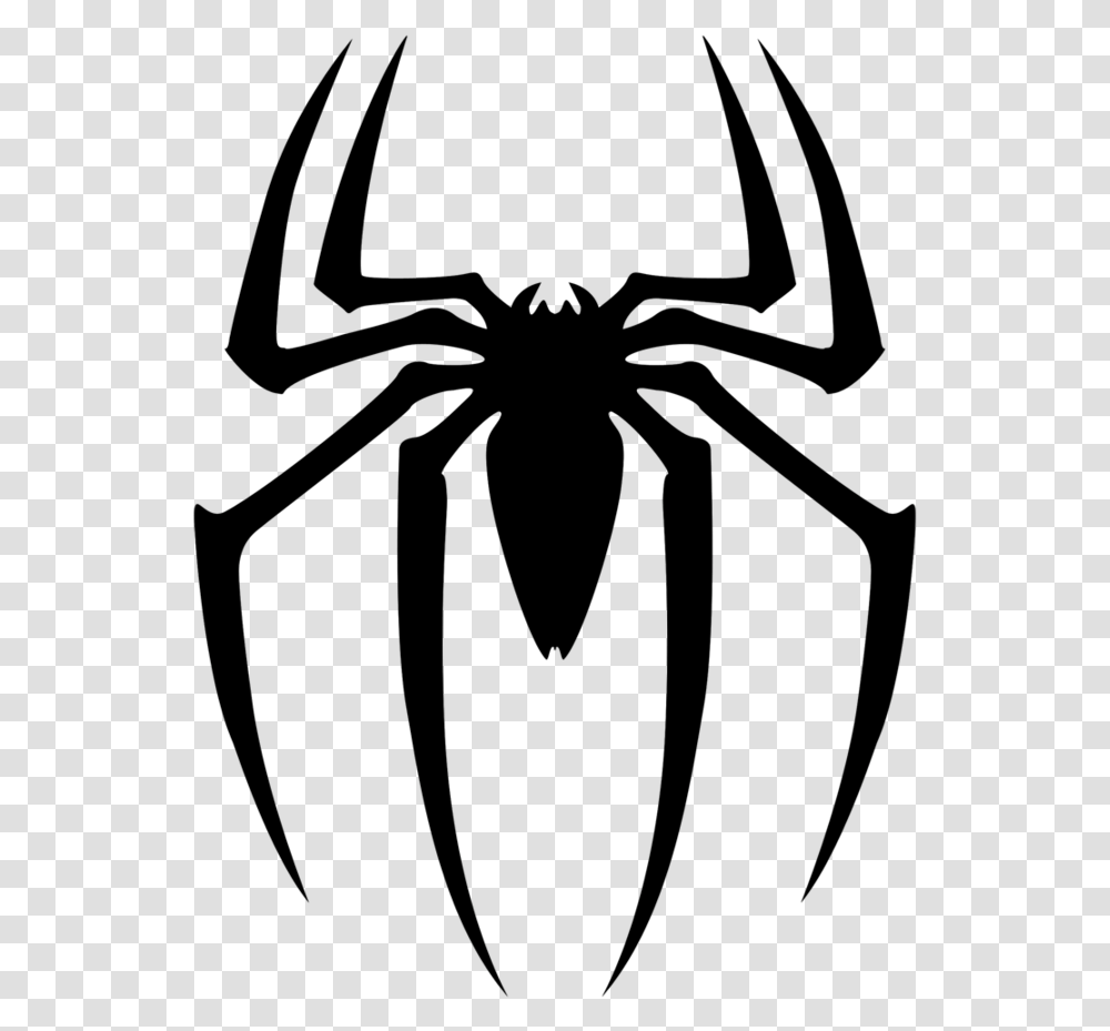 Spiderman Spider Clipart Spiderman Logo, Insect, Invertebrate, Animal, Bow Transparent Png