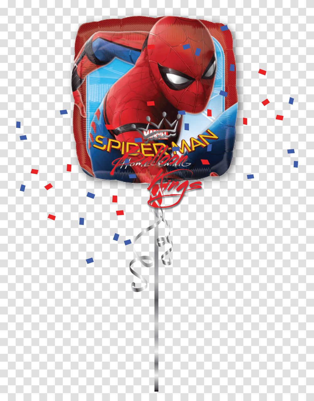 Spiderman Spiderman Balloons Birthday, Paper, Inflatable, Confetti Transparent Png