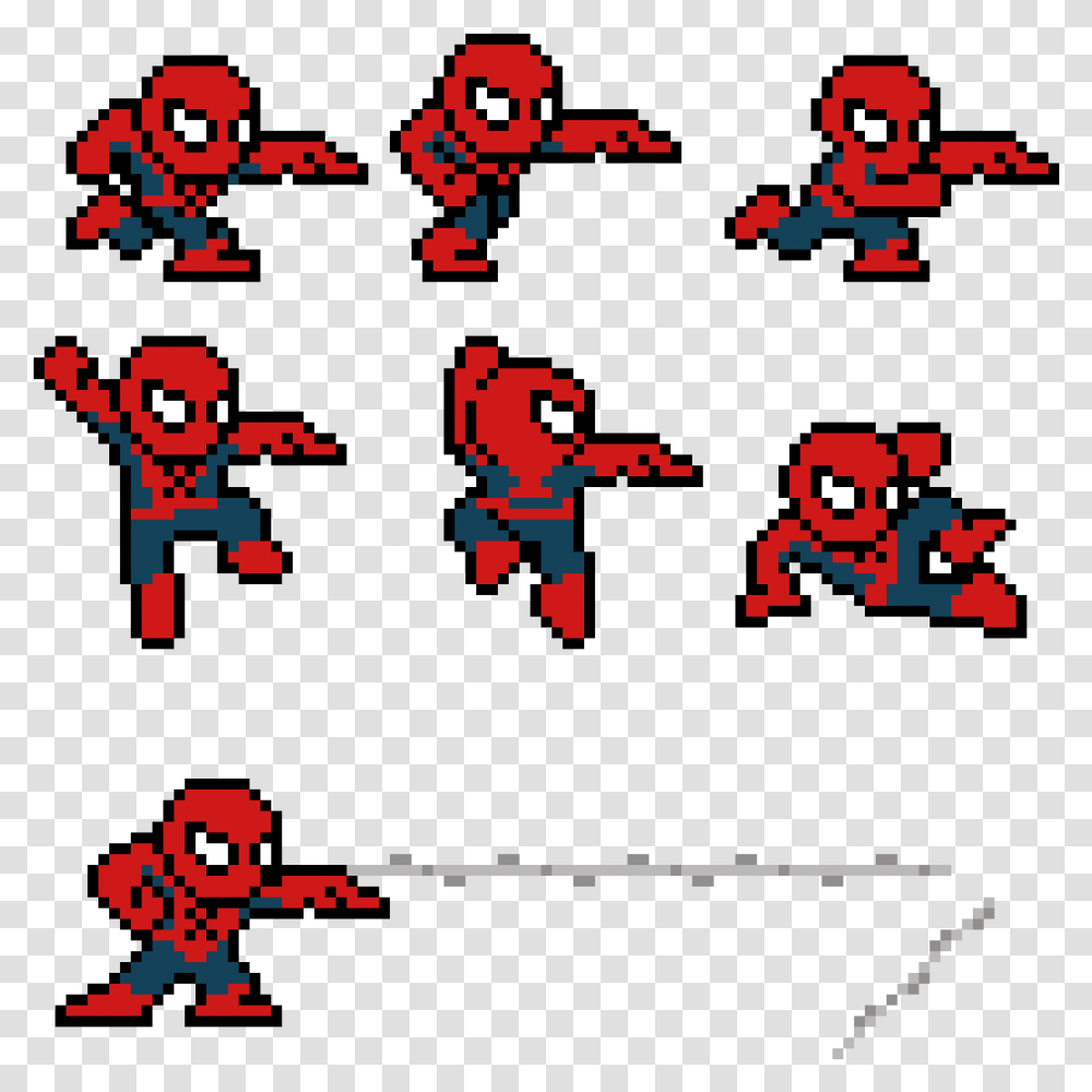 Spiderman Sprite Sheet, Poster, Advertisement, Super Mario Transparent Png