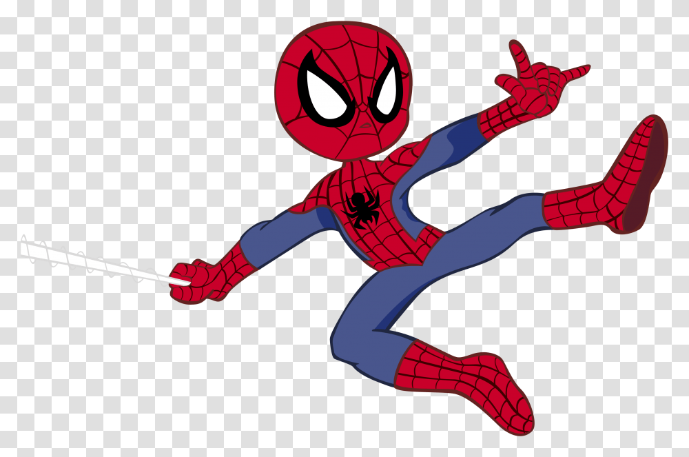 Spiderman Swinging, Hand, Animal Transparent Png