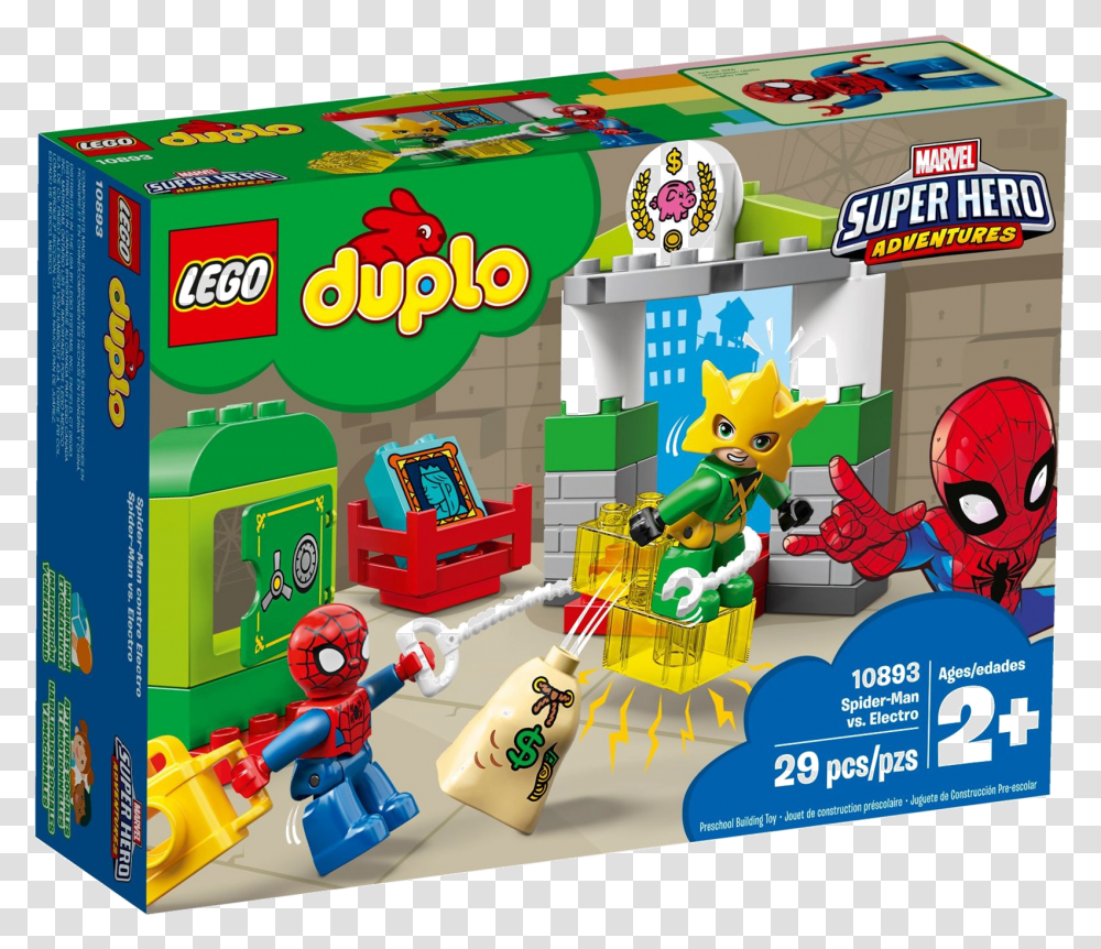 Spiderman Swinging Lego Duplo 2019 Leaks, Toy, Video Gaming, Super Mario Transparent Png