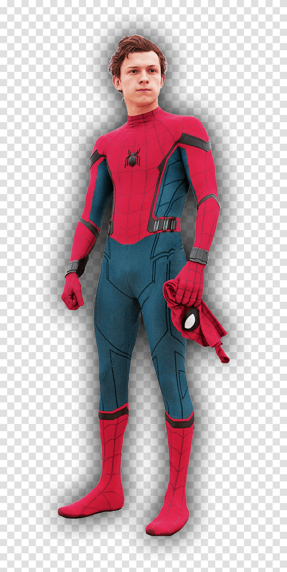 Spidermanpeter Parkertom Holland Peter Parker Tom Holland, Costume, Apparel, Person Transparent Png