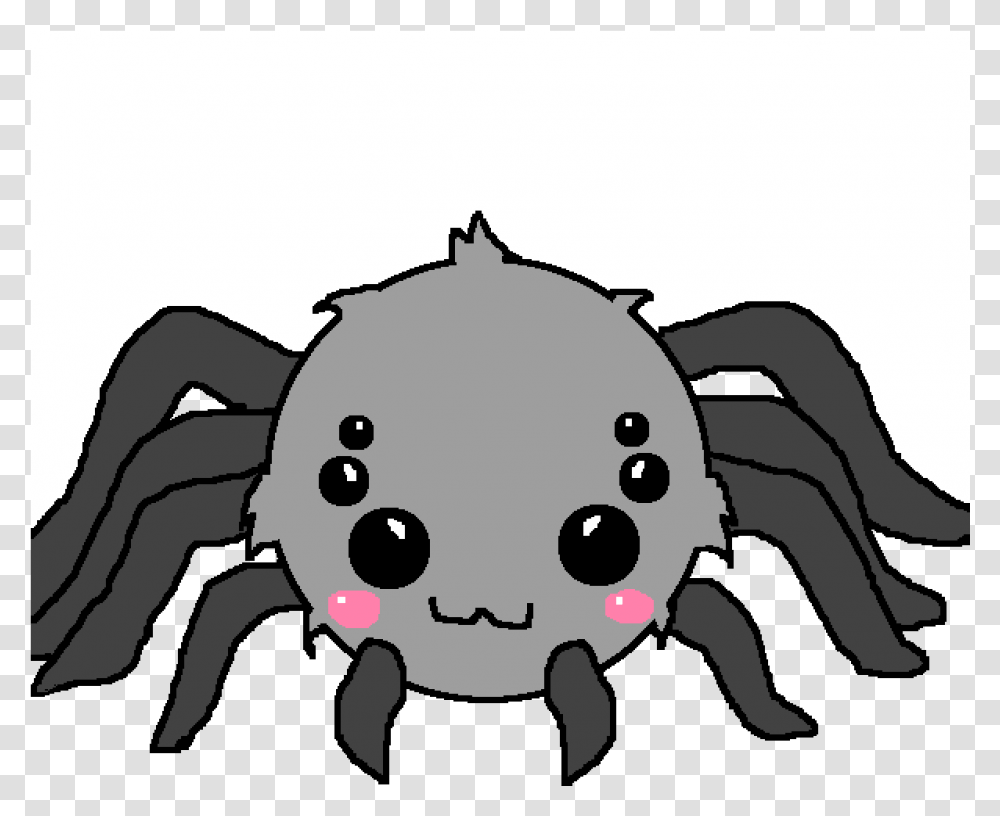 Spiders Clipart White Eye Cartoon Spider Clipart Black And White, Sea Life, Animal, Giant Panda, Mammal Transparent Png