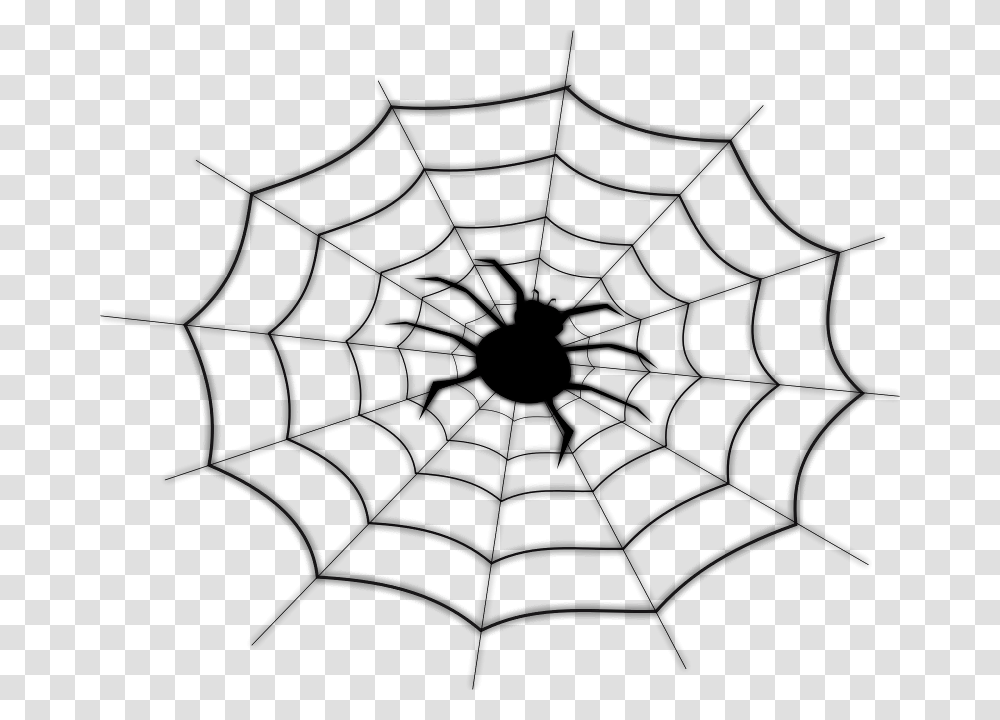 Spiders On The Spider Web Free Download Vector, Rug Transparent Png