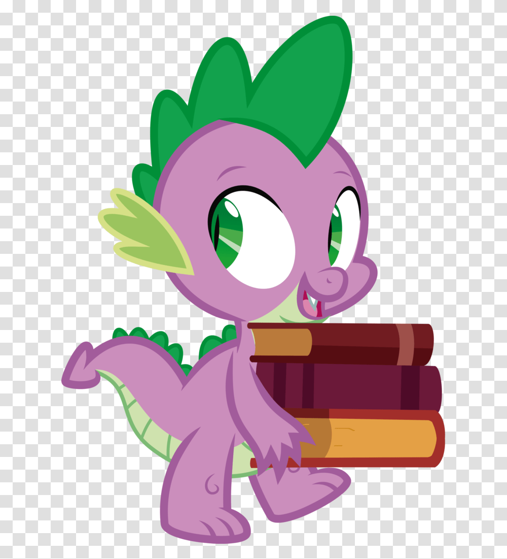 Spike Books By J Mlp Spike Crying, Purple, Dragon Transparent Png