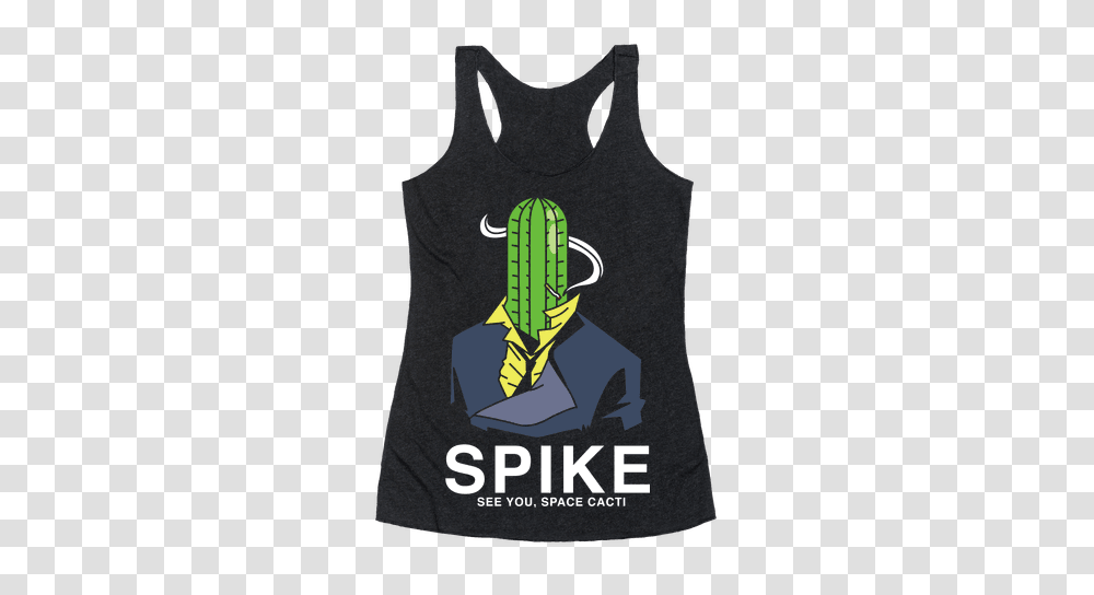 Spike Cactus Cowboy Bebop Racerback Tank Lookhuman, Apparel, Tank Top, T-Shirt Transparent Png