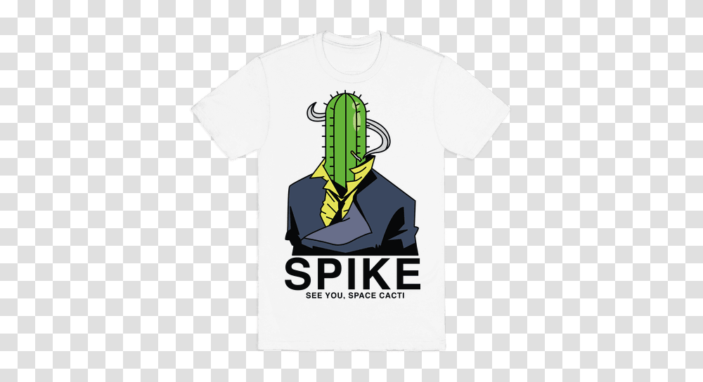 Spike Cactus Cowboy Bebop T Shirt Lookhuman, Apparel, T-Shirt Transparent Png