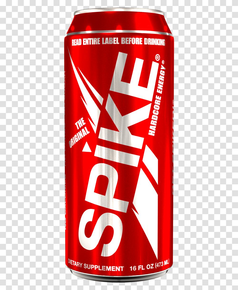 Spike Hardcore Energy Original Spike Biotest, Alphabet, Soda, Beverage Transparent Png