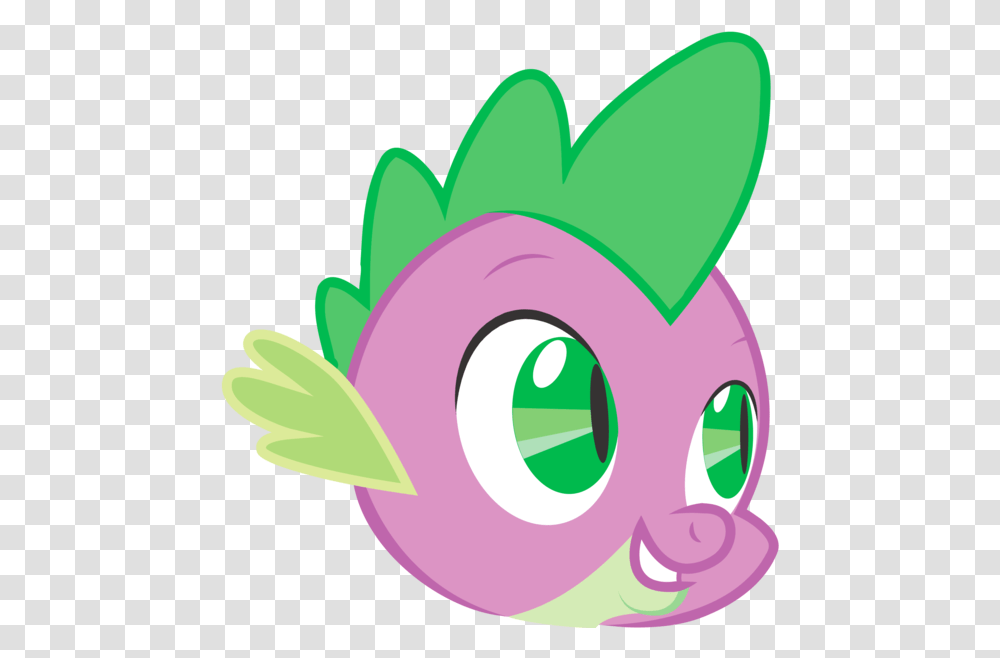 Spike Head My Little Pony, Purple, Doodle Transparent Png