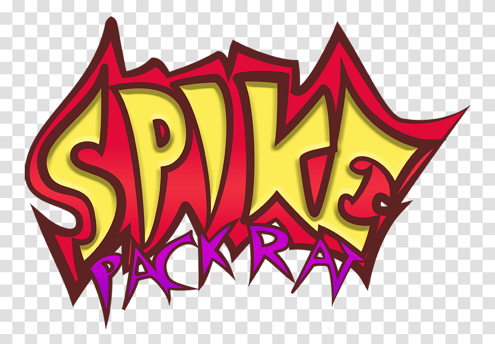 Spike Packrat Alpha Demo Horizontal, Graffiti, Text, Poster, Advertisement Transparent Png