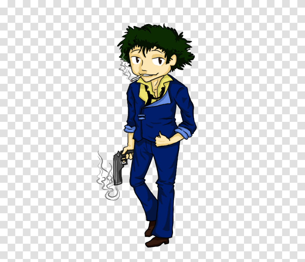 Spike Spiegel, Person, Human, Book, Cleaning Transparent Png