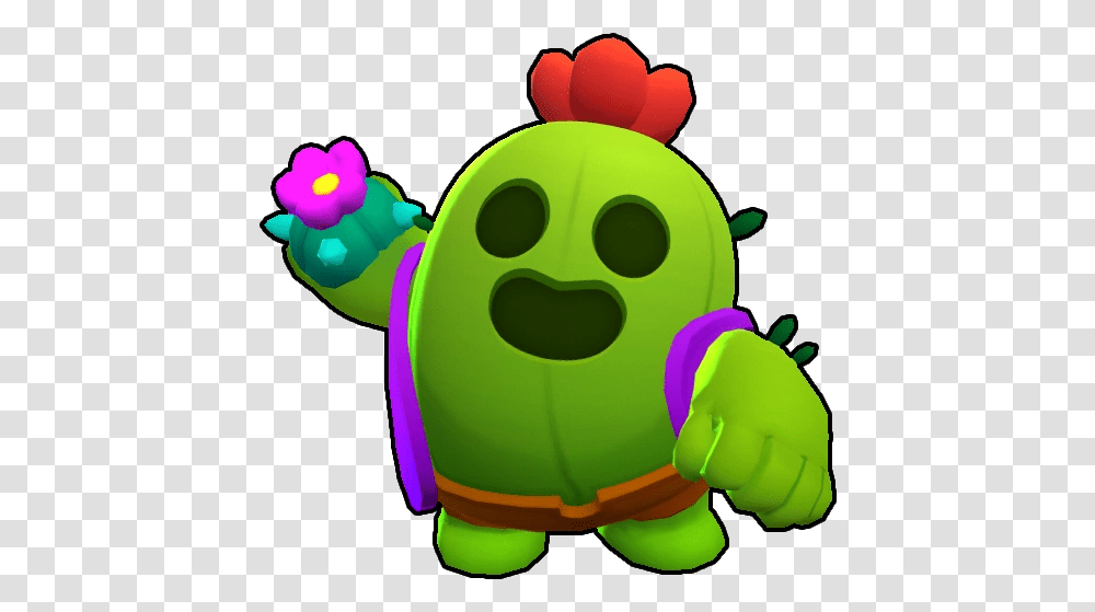 Spike Spike Brawl Stars Personajes, Toy, Pac Man, Green Transparent Png