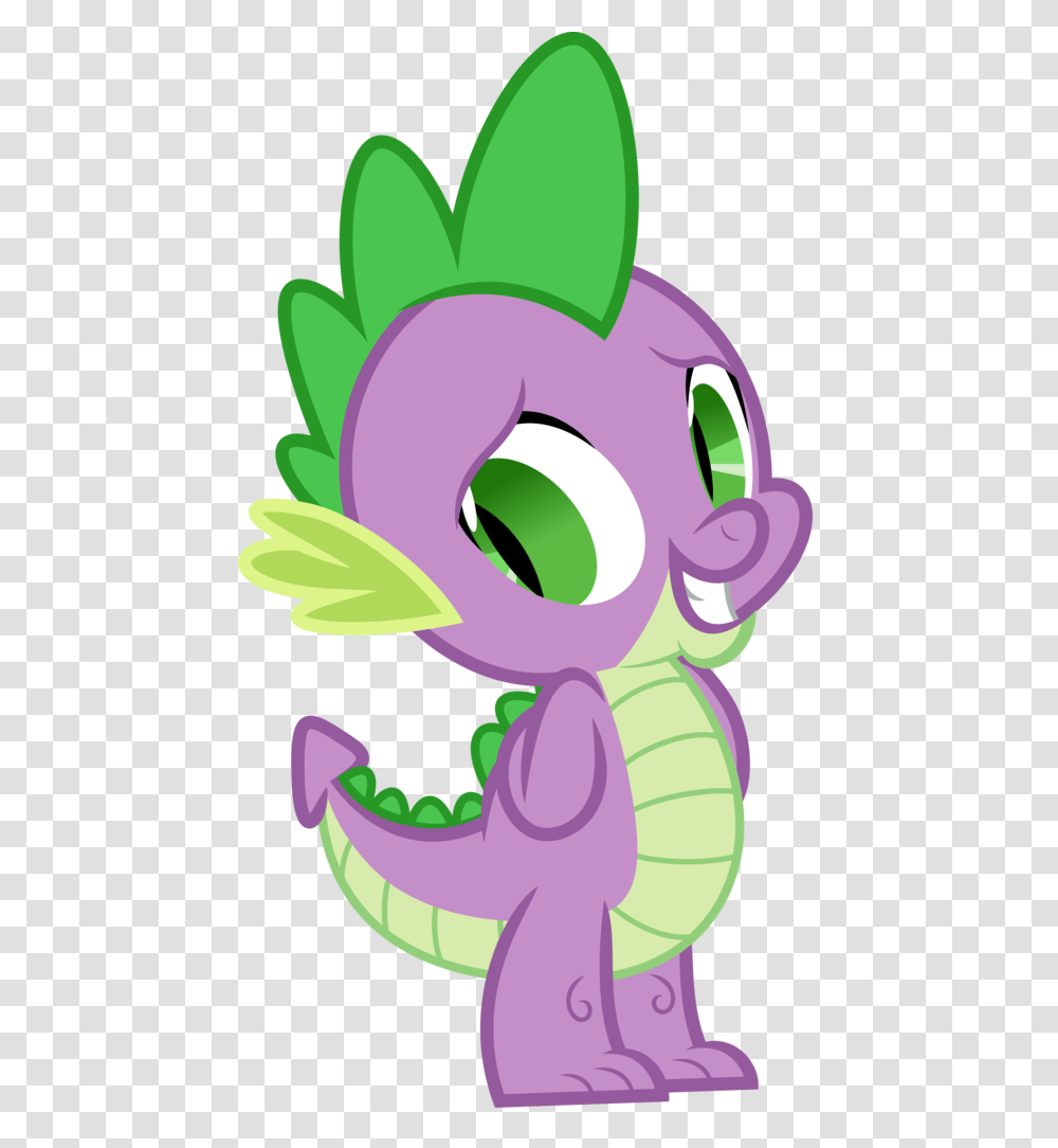 Spike The Dragon My Little Pony, Purple, Pattern Transparent Png