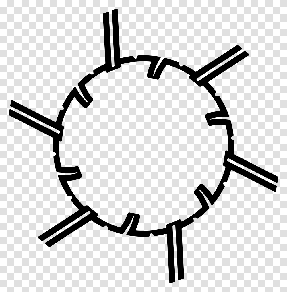 Spiked Circle, Gray, World Of Warcraft Transparent Png