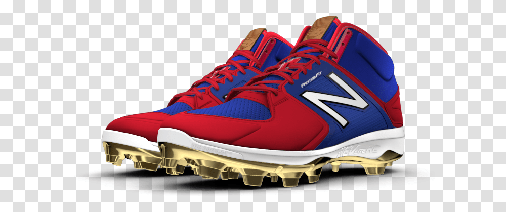Spikes De Baseball Red And Blue, Shoe, Footwear, Apparel Transparent Png