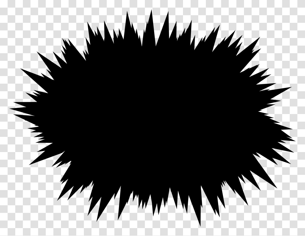 Spiky Shape Silhouette Clip Arts Illustration, Gray, World Of Warcraft Transparent Png