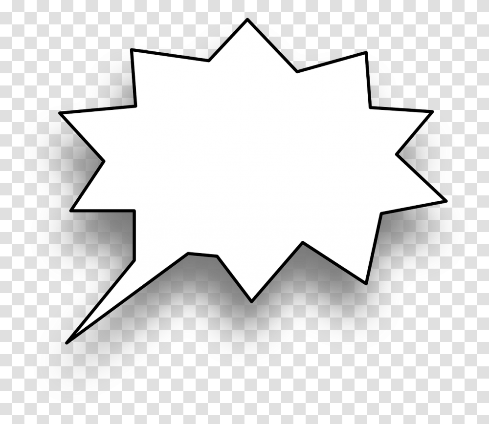 Spiky Speech Bubble, Axe, Tool, Star Symbol Transparent Png