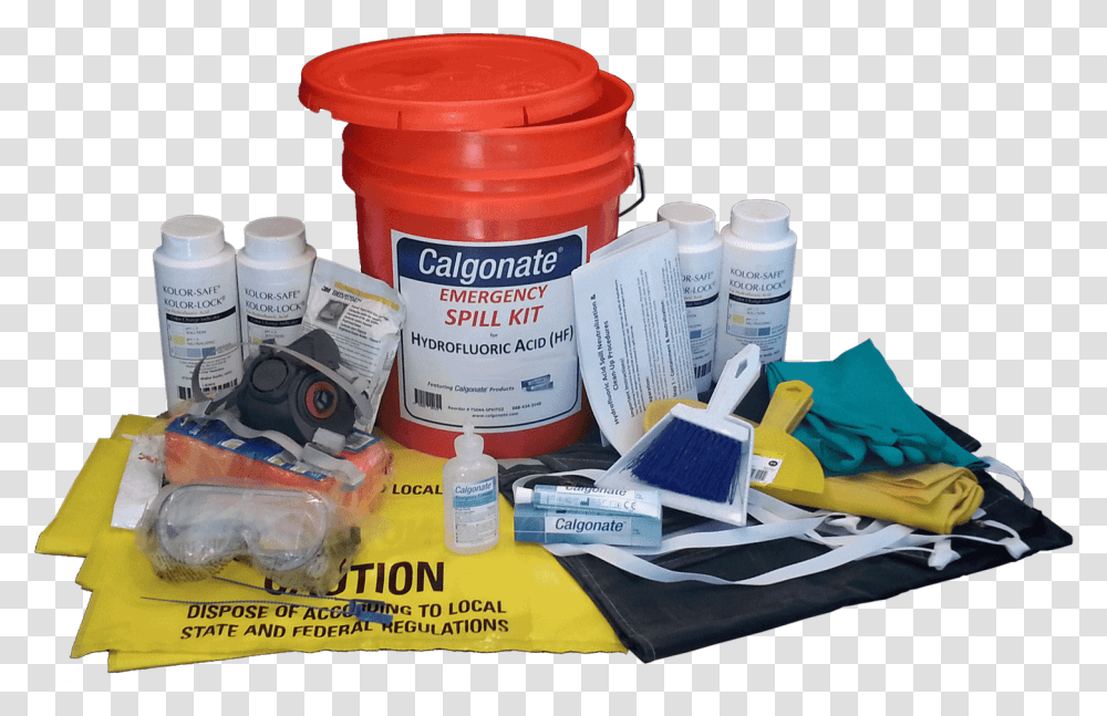 Spill Hydrofluoric Acid Spill Kit, First Aid, Medication, Bottle Transparent Png