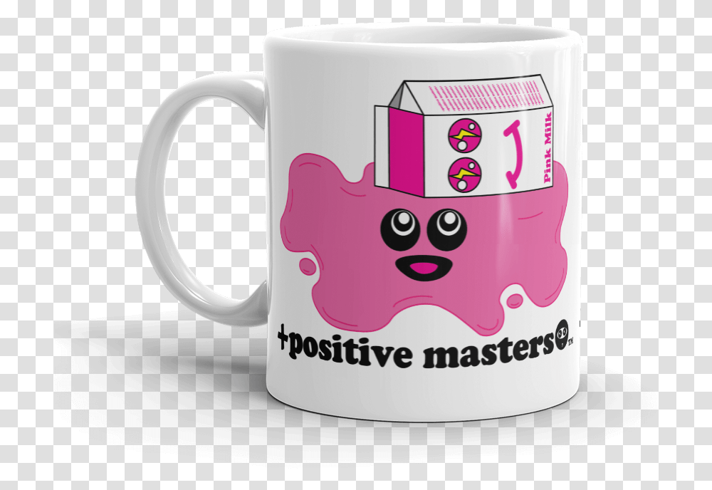 Spilled Pink Milk Logo Mugs Mug, Coffee Cup Transparent Png