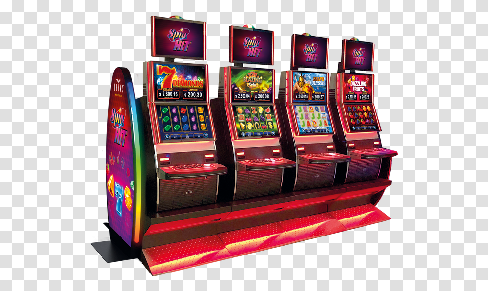 Spin Hit Zitrogames Video Game Arcade Cabinet, Gambling, Slot, Monitor, Screen Transparent Png