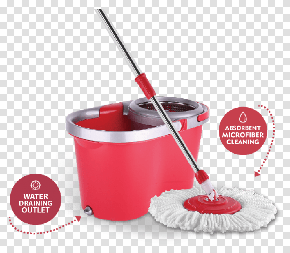 Spin Mop Dada Dada Spin Mop, Paint Container, Cleaning Transparent Png