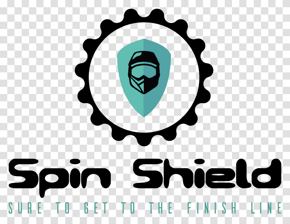 Spin Shield Darriver En Bas, Stencil, Label, Logo Transparent Png