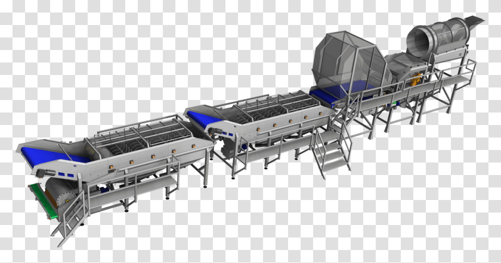 Spinach Processing Line Food Processing Equipment Pollak, Machine, Transportation, Vehicle, Construction Crane Transparent Png