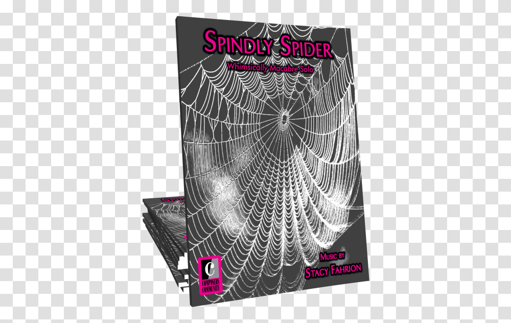 Spindly Spider By Stacy FahrionTitle Spindly Spider Spider Web Transparent Png