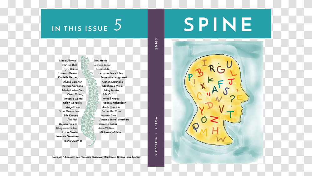 Spine Book Cover For Emersonwrites Anthology Art, Plot, Label, Number Transparent Png