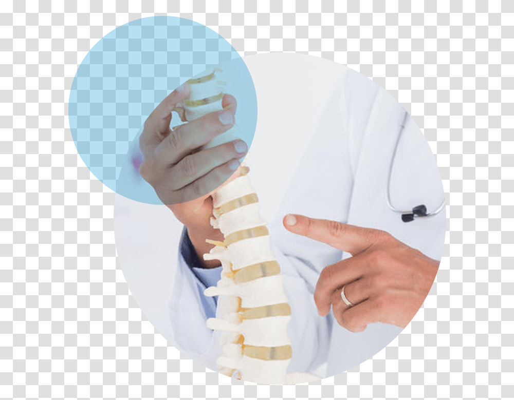 Spine, Person, Hand, Injection, Jaw Transparent Png
