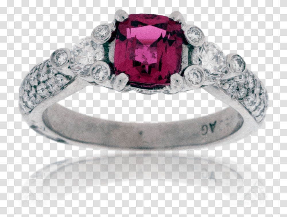 Spinel And Diamond Ring Interlocking Rings Pre Engagement Ring, Accessories, Accessory, Jewelry, Gemstone Transparent Png