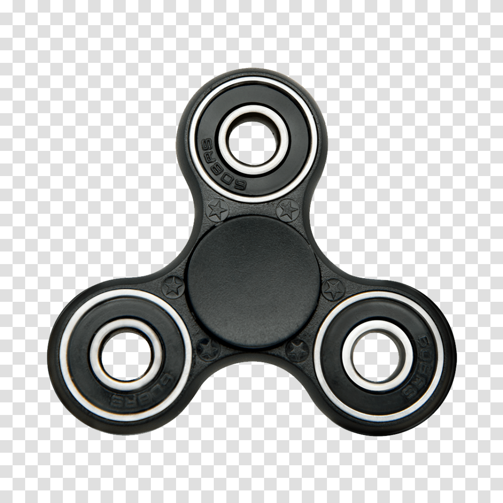 Spinner Picture Black Fidget Spinner, Binoculars, Electronics, Scissors, Blade Transparent Png