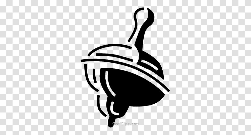 Spinning Top Royalty Free Vector Clip Art Illustration, Stencil Transparent Png