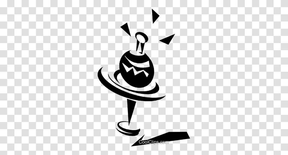Spinning Tops Royalty Free Vector Clip Art Illustration, Poster, Advertisement, Stencil Transparent Png