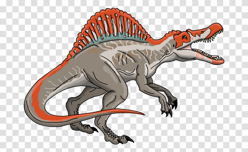Spinosaurus Jurassic Park 3 Drawings, Dinosaur, Reptile, Animal, T-Rex Transparent Png