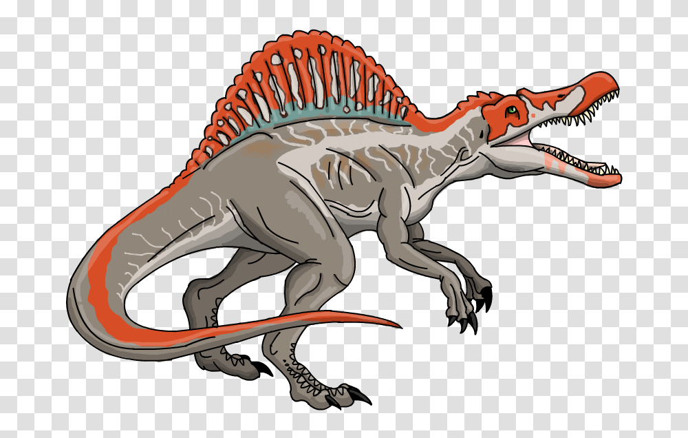 Spinosaurus Jurassic World Evolution Jurassic Park Tyrannosaurus, Dinosaur, Reptile, Animal, T-Rex Transparent Png