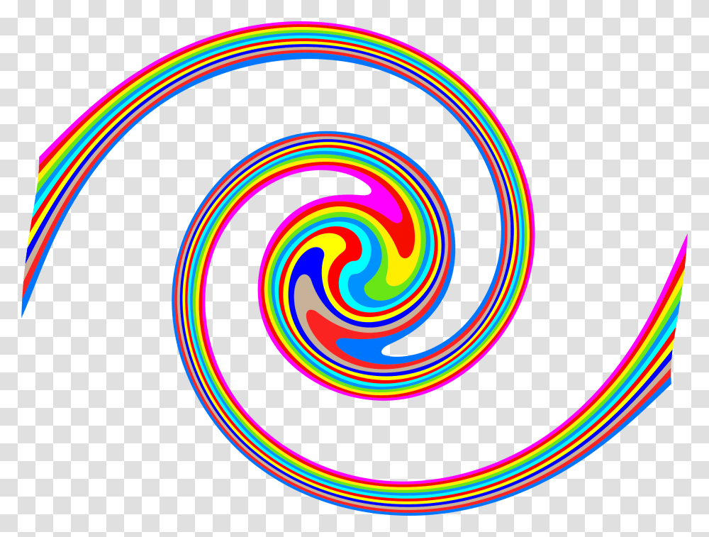 Spiral Clipart Rainbow, Coil Transparent Png