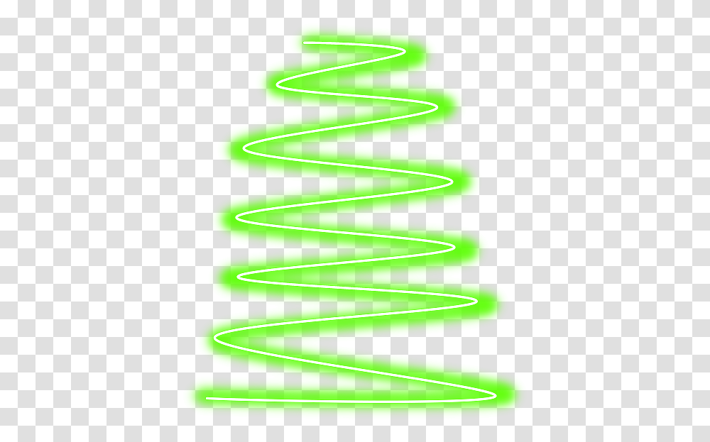 Spiral Line Neon Geometric Green Border Frame Green Neon Spiral Transparent Png