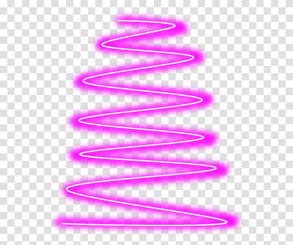 Spiral Line Neon Geometric Pink Border Frame Neon Blue Swirl, Purple, Light Transparent Png