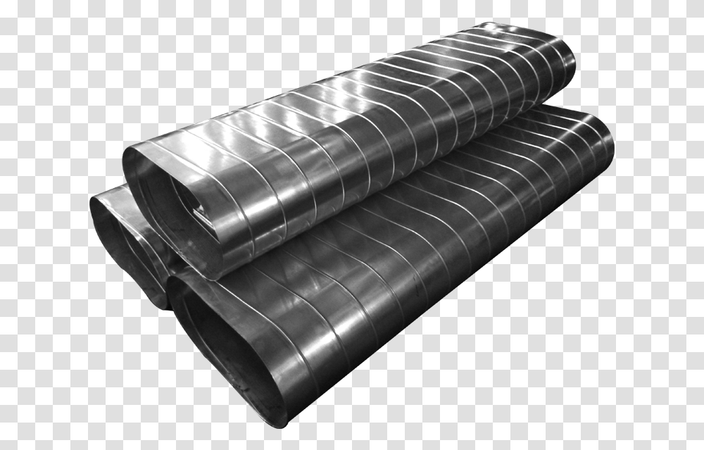 Spiral Oval Duct, Steel, Aluminium, Coil, Cylinder Transparent Png