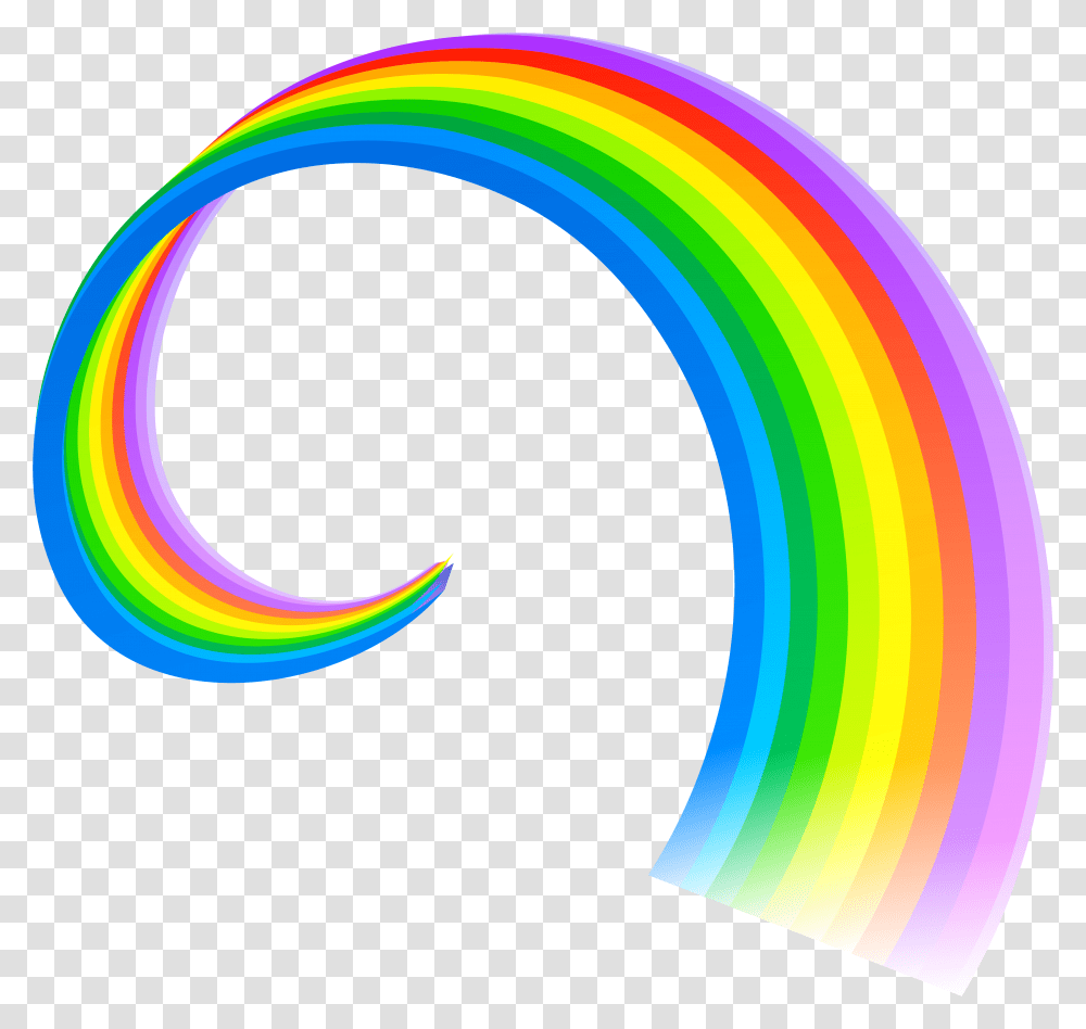 Spiral Rainbow Rainbow, Tape, Pattern Transparent Png