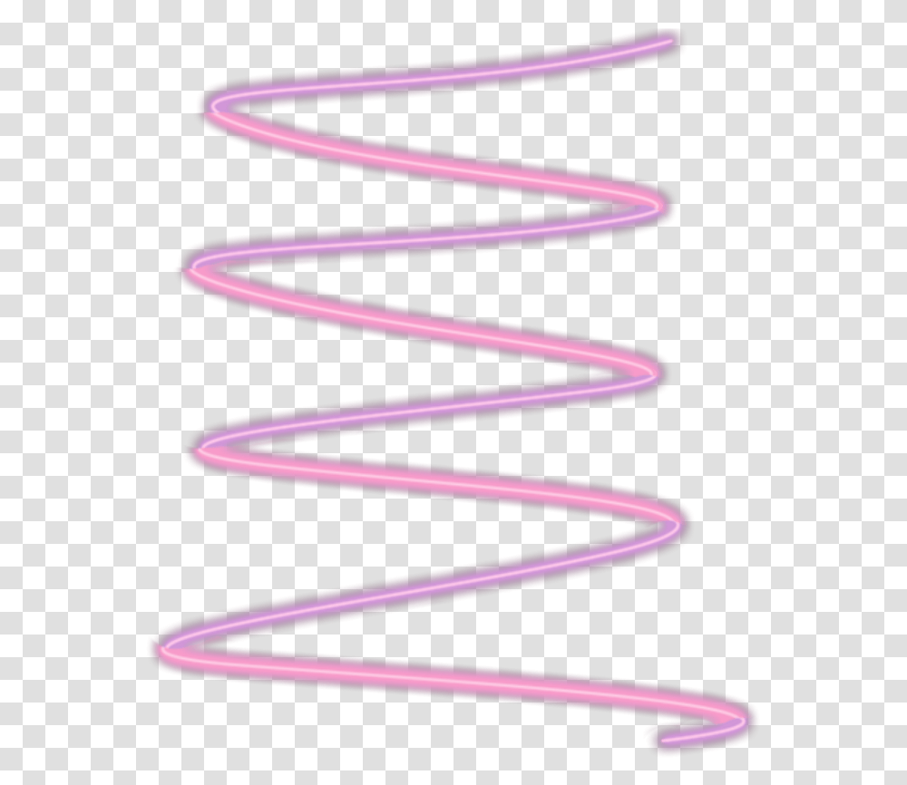Spiral Spiralneon Neon Space Sticker Kpop Heartcrown Parallel, Coil Transparent Png