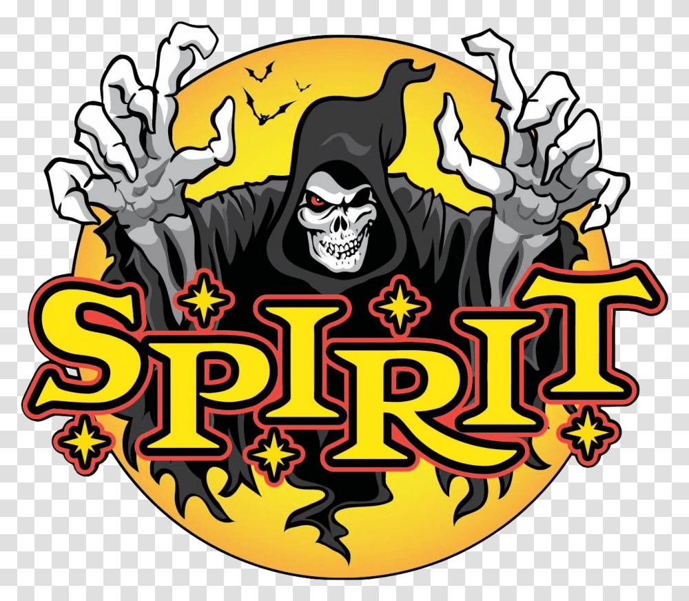 Spirit Halloween Logo And Symbol Spirit Halloween Colored Contacts, Advertisement, Parade, Poster, Crowd Transparent Png
