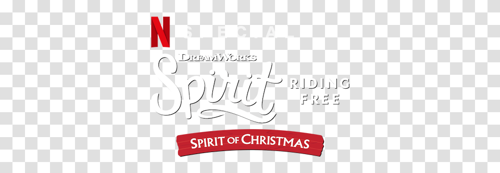 Spirit Riding Free Of Christmas Netflix Official Site Spirit Riding Free Spirit Of Christmas Logo, Text, Flyer, Poster, Paper Transparent Png
