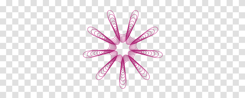 Spirograph Purple, Light, Pattern, Scissors Transparent Png