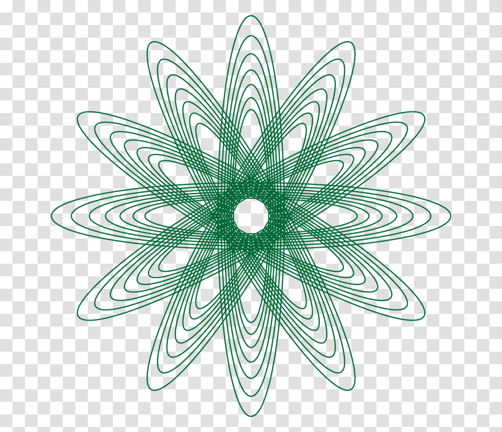 Spirograph Pattern Circle Design Geometric, Cross, Ornament, Fractal Transparent Png