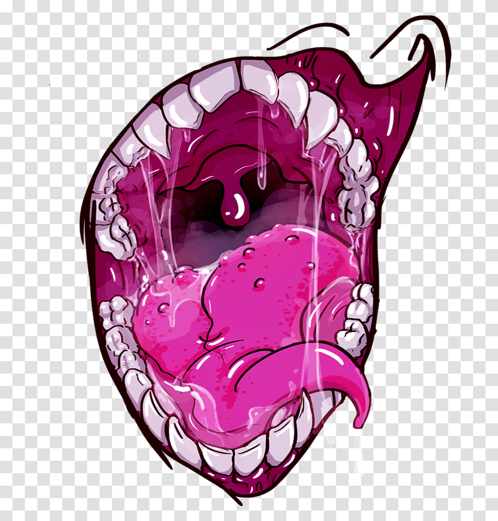 Spit And Slobber Illustration, Mouth, Lip, Teeth, Tongue Transparent Png