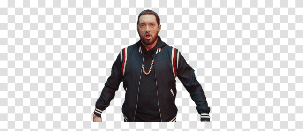 Spit Fire Eminem Gif Eminem Transoarent Image Gif, Clothing, Apparel, Long Sleeve, Person Transparent Png