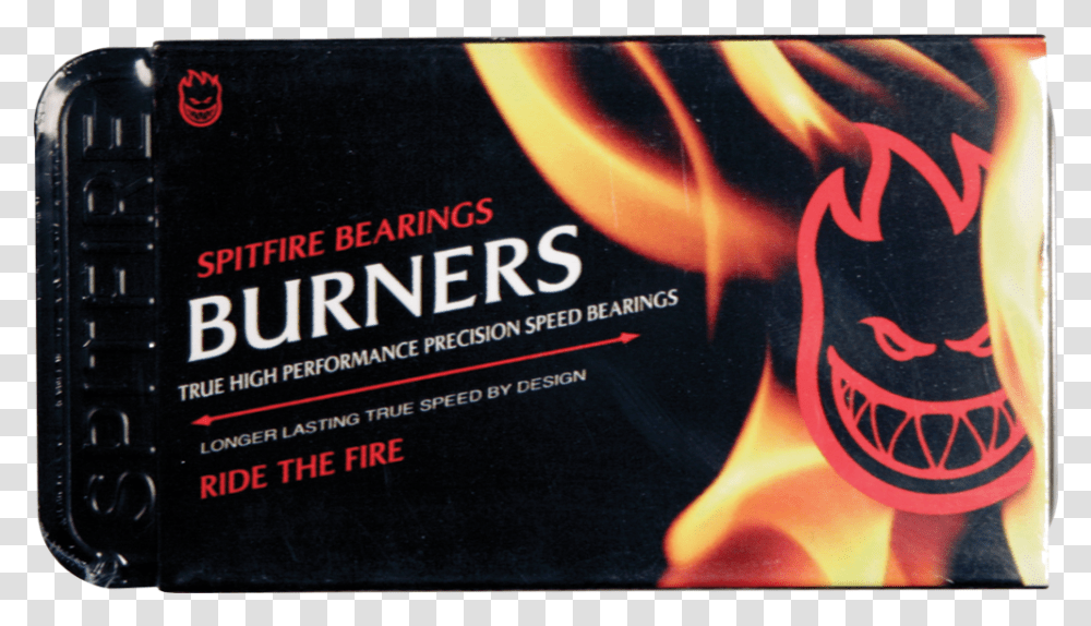 Spitfire Burner Bearings, Flame, Advertisement, Poster, Flyer Transparent Png